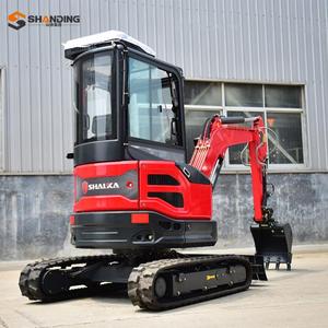 Mini-excavatrice de 2,5 tonnes en gros d'usine, petite pelleuse chinoise, moteur diesel neuf personnalisé, mini-excavatrice sur chenilles pour la ferme - Product Image 2