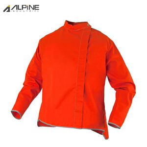 Chaqueta de soldadura de cuero dividido cómoda de alta calidad a prueba de radiación y antiestática para trabajo de seguridad unisex - Product Image 6