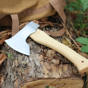 Bochen 65 Mangan Thép Rắn Gỗ Xử Lý Rìu Độ Cứng Cao Ngoài Trời Rìu Với Sheathh Cho Ngoài Trời Survival Cắm Trại - Product Image 4