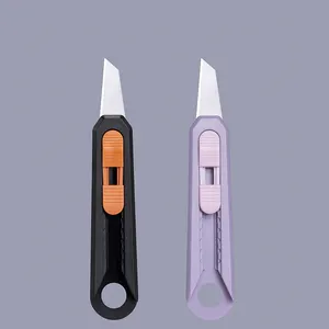 MIDDIA Safety Ceramic Box Cutter With Sawtooth Edge Zirconia Knives Cardboard Carpet Technical Utility Knife