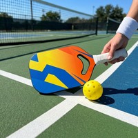 Premium T700 T800 Carbonfaser Rahmenloses Pickleball-Paddel Leichtgewichtig Langlebig Tragbar 16mm mit PP-Wabenkern