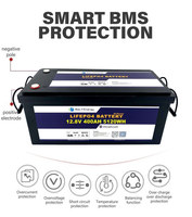 Paquete de Baterías de Litio LifePO4 de 12V 400AH para Sistema de Energía Solar Submarina y Vehículos Eléctricos