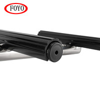 Échelle de plongée FOYO à 4 marches en acier inoxydable 304SS, poli miroir, résistante à la corrosion, robuste pour bateau/yacht/kayak/accessoire nautique