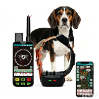 Collier GPS Unifié pour Chien avec Fusion Multi-Sensorielle (GNSS/VHF/IMU) + Analyse Vectorielle de Mouvement 3D, Étanche et Compatible Android