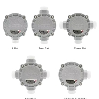 Boîtier de raccordement antidéflagrant IIC IP66 avec filetage G3/4 en aluminium/acier inoxydable anodisé pour applications électriques en zone dangereuse