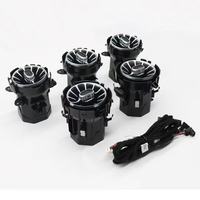 Aksesoris Mobil Mercedes-Benz Kelas W177, Lampu Ambient LED di Ventilasi Udara, Cover Speaker Ventilasi Udara, Trim Lampu Ambient