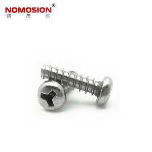 NOMOSION 304 <b>Stainless</b> <b>Steel</b> Round Head Y Slot <b>Self</b> <b>Tapping</b> <b>Screw</b> PB4x14 Metric - Product Image 2
