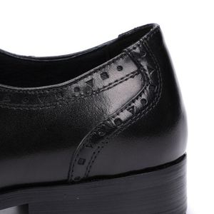 Zapatos de Cuero Casuales Versátiles Británicos de Alta Calidad para Hombre, Cubrepiés de Cuero, Zapatos Formales de Negocios - Product Image 4