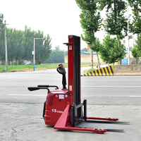 Chariot élévateur électrique à fourche Beiqiang CDD15 1.5T certifié CE, vente chaude, élévateur automatique, batterie au plomb-acide, chariot élévateur à palettes AWD