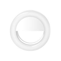 Lumière d'anneau de Selfie d'agrafe de batterie rechargeable de X606 avec 36 menés pour le téléphone intelligent