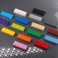 Accessoires de construction en briques 2*6, porte-clés personnalisé en briques de construction, impression de logo, longue bande de briques de construction, jouets en plastique NO.44237