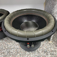 15100-058 Énorme subwoofer de voiture de 15 pouces 5000W MAX Power Triple Ferrite Dual 1 2 Ohm 2500W RMS Subwoofer pour système de son audio de voiture