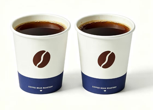 Vasos de café desechables de 8oz con impresión en la base, a granel, con mangas aislantes, para chocolate caliente, vasos de papel para bebidas frías y calientes, para fiestas - Product Image 3