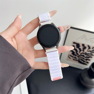 Pulsera de reloj inteligente de 20mm y 22mm, correa ajustable transpirable, correa de reloj deportivo de nailon ondulado para Samsung <span class=keywords><strong>Galaxy</strong></span> <span class=keywords><strong>Watch</strong></span> 7 <span class=keywords><strong>6</strong></span> - Product Image 2