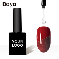 BAYA Top Coat Sans Essuyage Haute Brillance Résistant aux Rayures Sans HEMA Ni TPO Marque Professionnelle pour Techniciennes Ongulaires OEM ODM Fournisseur en Gros Usine Marque Privée
