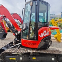 Mini-excavatrice Yanmar de haute qualité, 4 tonnes, bon prix, micro-mini-excavatrice compacte d'occasion, Yanmar Vio40 à vendre
