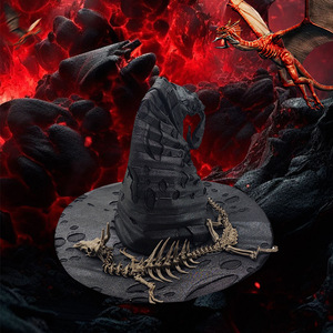 Sombrero de Bruja Luling Yaoyao con Diseño de Dragón Antiguo, Accesorio para Disfraces de Halloween y Escenarios - Product Image 1