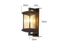 Appliques murales LED modernes en aluminium, style chinois classique et européen, étanches IP65, pour extérieur, jardin, portail, diffuseur, décoration intérieure