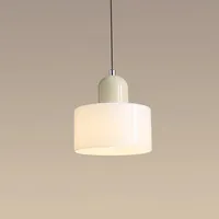 Lustre Nordique Moderne en Verre pour Chambre à Coucher, Petite Suspension Longue pour Restaurant et Bar, Lampe d'Ambiance Simple E27