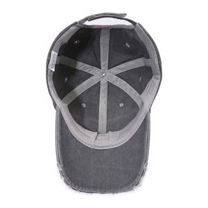 Casquette de baseball vintage à 6 panneaux avec logo personnalisé, imprimé lettres, en coton délavé, style snapback, unisexe, réglable - Product Image 4