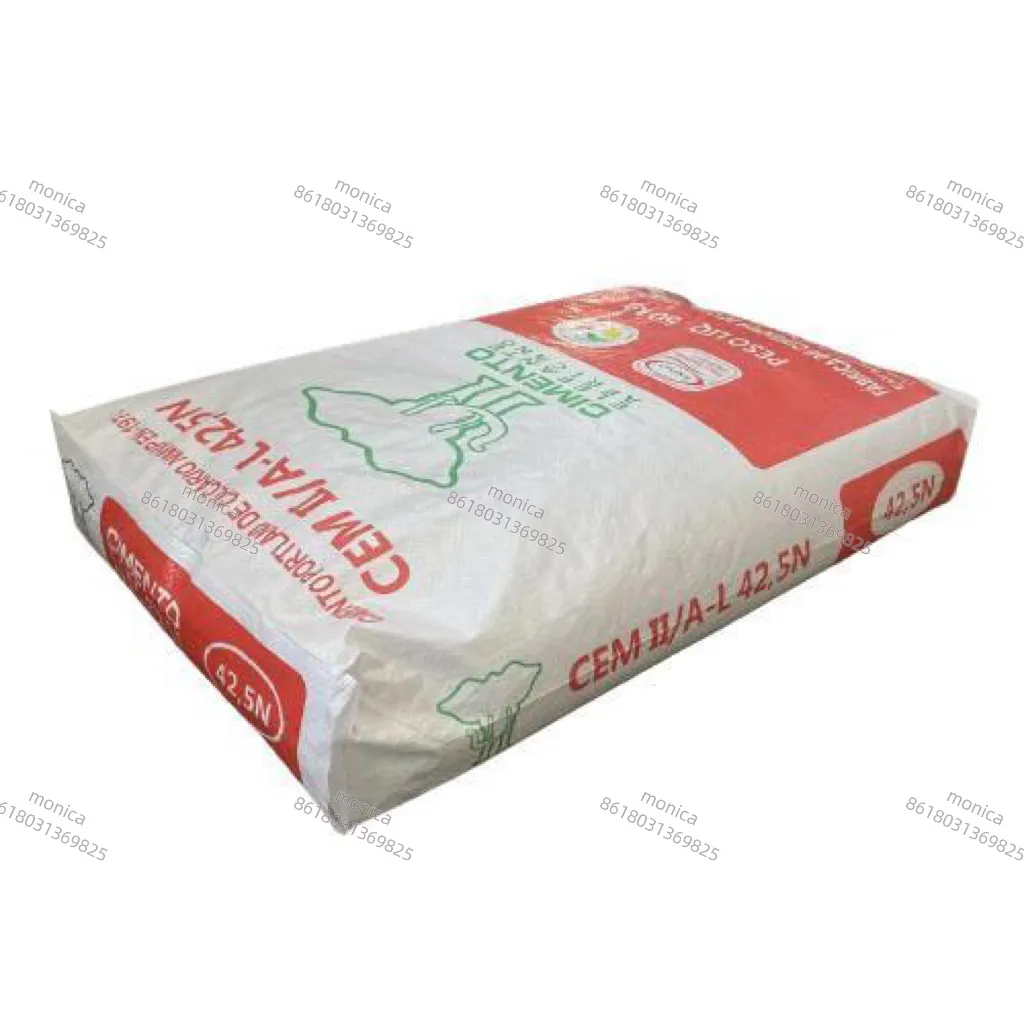 factory Polypropylene cement bags 50kg 25kg 20kg Ad star block bottom pp woven sack for tile adhesive mortar putty plastic bag