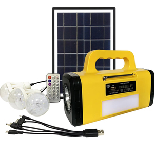 ระบบโซลาร์เซลล์สำหรับบ้านแบบออฟกริดขนาดเล็ก GCSOAR 6W/6V แผงโซลาร์เซลล์โพลีคริสตัลไลน์ซิลิคอน สาย ABS 5 เมตร แบตเตอรี่ลิเธียมไอออน ได้รับมาตรฐาน CE - Product Image 1