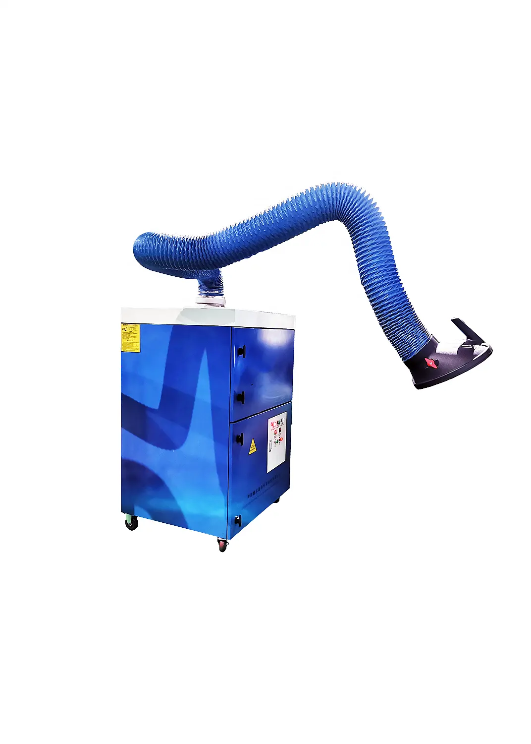Portable efficiency high suction mobile welding fume extractor pufire dust collector
