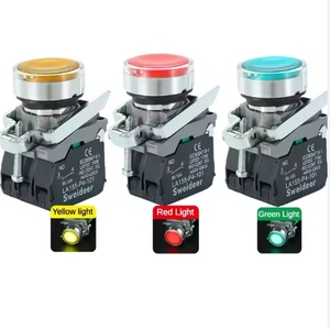 Xb4 nút chuyển đổi tự đặt lại nút tròn BA31/BA42/BA51 bắt đầu dừng với ánh sáng 12v24v220 - Product Image 1