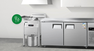 Friteuse électrique monophasée grande capacité 32L, double chauffage, contrôle numérique, vidange d'huile facile, cuisine commerciale - Product Image 2