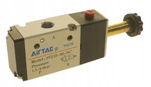 Válvula Solenoide 3V21006NCG-X0 3V21006NCGX0 de 3 Puertos y 2 Posiciones Tipo <span class=keywords><strong>NC</strong></span> G X0 para PLC - Product Image 1