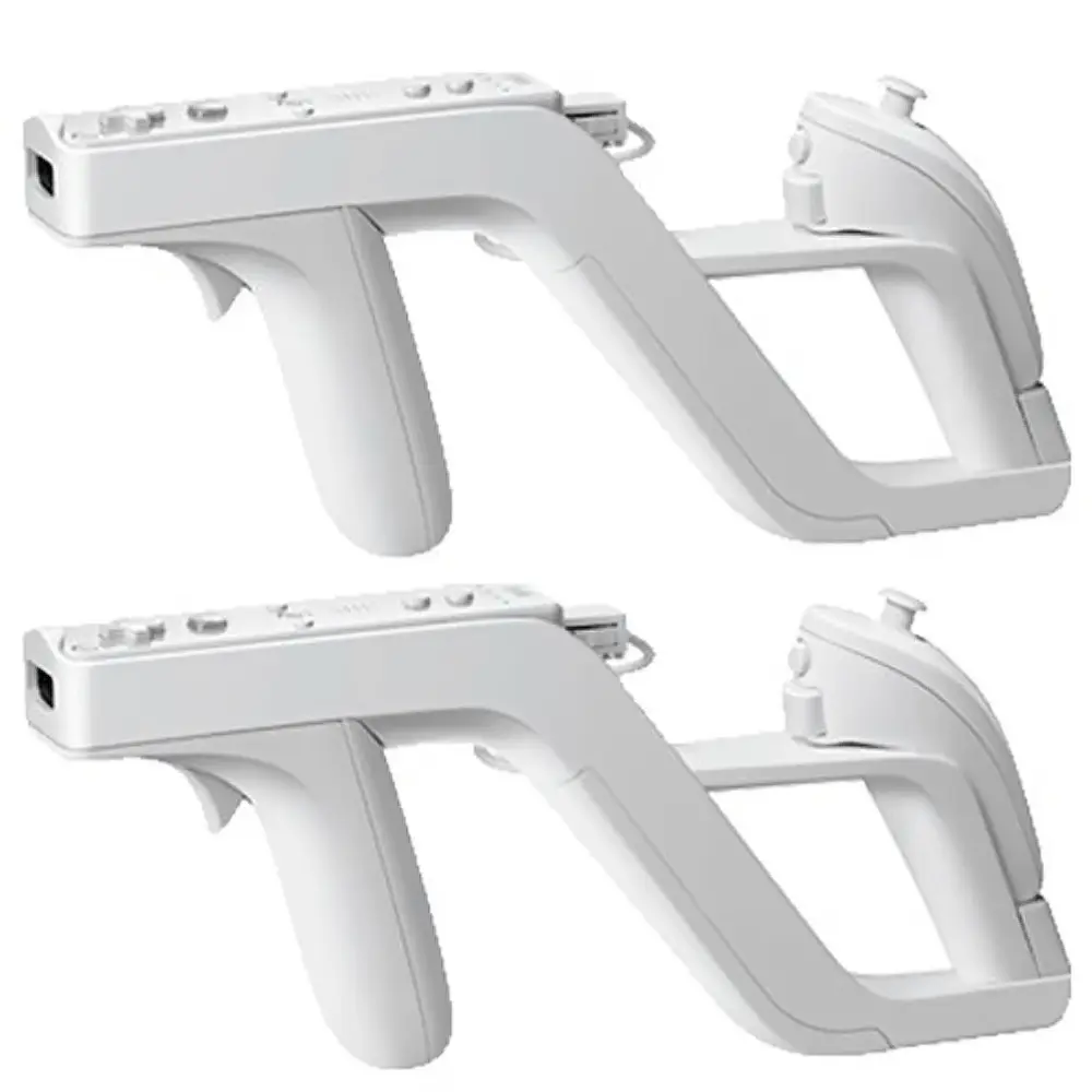 Zapper Light Gun Attachment Kompatibel für Nintendo Wii Remote Nun chuck Shoot Sportspiele