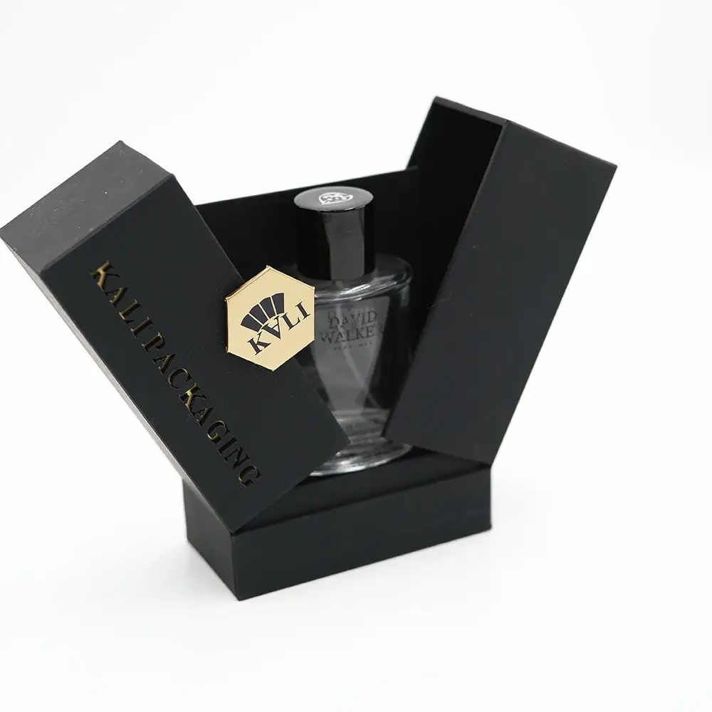ประดิษฐ์ขวดน้ำหอมกระดาษแข็งพร้อมกล่องบรรจุภัณฑ์โลโก้ชื่อส่วนตัว Bouteille De Parfum