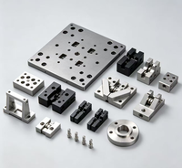 Pièces de support pour automatisation par usinage CNC de prototypes rapides, composants en alliage d'aluminium pour station robotique d'automatisation industrielle