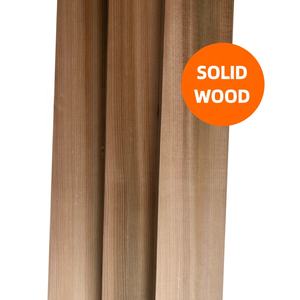 Cloison en bois <span class=keywords><strong>de</strong></span> cèdre rouge et noir massif, support biseauté pour l'extérieur - Product Image 3