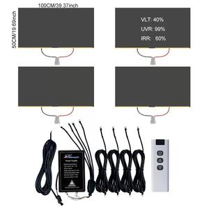 Pellicola Intelligente PDLC Elettrocromatica per <span class=keywords><strong>Vetri</strong></span> <span class=keywords><strong>Auto</strong></span> con Controllo Remoto, Materiale PET, per Privacy e Cambio Colore - Product Image 1