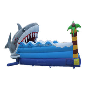 Platform balap mengambang tiup yang dapat disesuaikan untuk dewasa reli hiu rumah taman air resor pulau hiburan diproduksi - Product Image 5