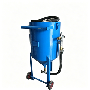 Machine de sablage portable à faible consommation d'effort, équivalente à 50-80 travailleurs par jour pour le traitement du magnésium, du <span class=keywords><strong>zinc</strong></span> et de l'aluminium - Product Image 4