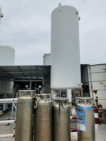 Vaporisateur d'air ambiant pour oxygène liquide cryogénique, pompe PLC, télécommande, sécurité, économie d'énergie, largement utilisé pour les gaz LOX/LAR/LIN/LNG/LPG