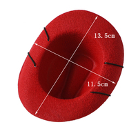 Tanpopo lindo sombrero de vaquero para perro gato ajustable Mini gorra diseño único Cosplay mascotas suministros personalizado disfraz vestido Accesorios