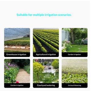 Système d'irrigation goutte à goutte en plastique DaringFish pour jardin, avec vanne de vidange automatique, tuyau de drainage antigel, 6 points, arroseur vert - Product Image 2