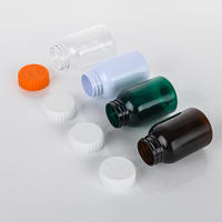 Pilule en plastique PET de qualité alimentaire de 150ml, Capsule de vitamine médicale, emballage nutritif, bouteille de gomme à mâcher