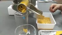Efficiënte nieuwe roestvrijstalen fruit- en groentesapcentrifuge, kernmotorcomponent voor het maken van saus, jam, tomatenpuree en -pap.