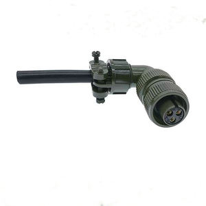 Conector Impermeable de 4 Núcleos, Estándar Militar MIL, Tipo 5015 Curvo MS3108A 32-17S/MS3102A 32-17P, 2 Pines, Metal y Plástico - Product Image 2