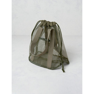 Borsa da bagno con filo stretto Kaki - Product Image 1