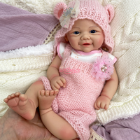 Poupées Reborn Vivienne Réalistes en Silicone de 17 Pouces pour Filles et Garçons, Conception Personnalisée sur Photo/Échantillon, Fourniture B2B en Gros avec Certification CE