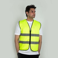 Gilet de sécurité réfléchissant haute visibilité à prix d'usine, gilet de chantier réfléchissant, vêtements de travail, gilet de sécurité 100% polyester