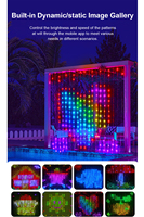 Écran lumineux adressable RGB WS2818 personnalisé SHIJIP50, 12V, IP65, résistant à l'eau, affichage en maille de pixels LED pour publicité extérieure, panneau d'affichage
