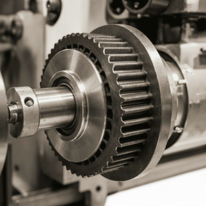 Polea de sincronización de hierro RPP14M con componentes de engranaje, 600 mm de diámetro, 150 kg, fabricada en Taiwán para líneas de embalaje y automatización de salas blancas - Product Image 1