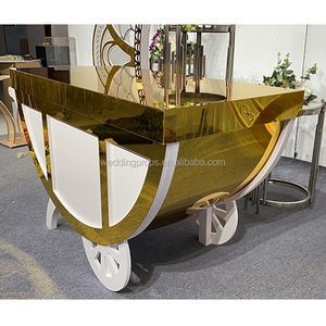 Event Decoration <strong>Sweet</strong> <strong>Cart</strong> Acrylic Display Candy <strong>Cart</strong> for Wedding - Product Image 3
