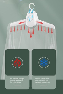 Máy sấy không khí ấm nóng nhanh móc treo gia dụng cầm tay máy sấy gấp Máy Sấy Mini Máy sấy nhỏ ký túc xá móc khô - Product Image 6